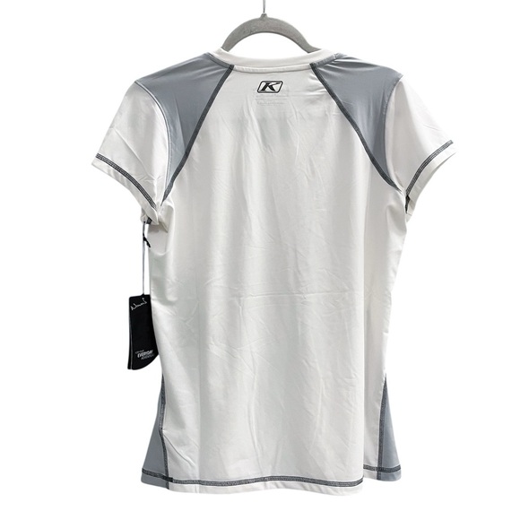 NWT Klim Women's Advantage Tech T Shirt White Size Medium - Picture 3 of 7